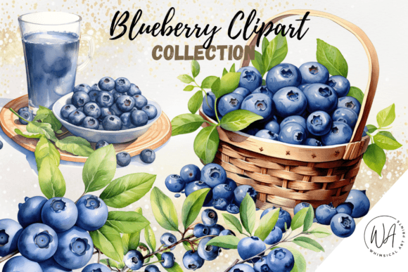 Blueberry Clipart Collection: Fresh Design Assets for Your Projects