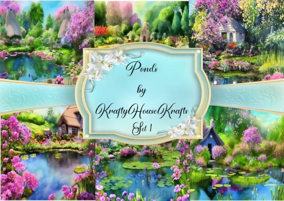 Bringing Serenity to Your Scrapbooks: The Allure of Ponds Digital Backings