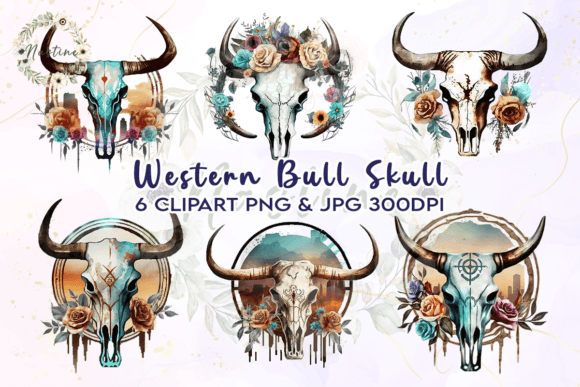 Bull Skull Western Watercolor Clipart: A Designer's Essential Guide