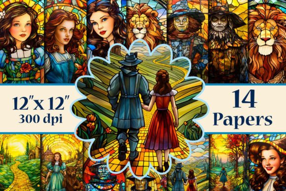 Enchanting Wizard of Oz Papers: A Stained Glass Digital Collection