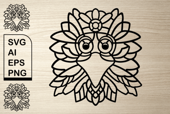 Floral Bird Outline I: Your Go-To SVG for Elegant Branding