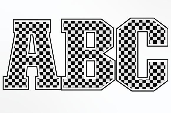 Retro Checkered Sports Font: A Designer's Guide