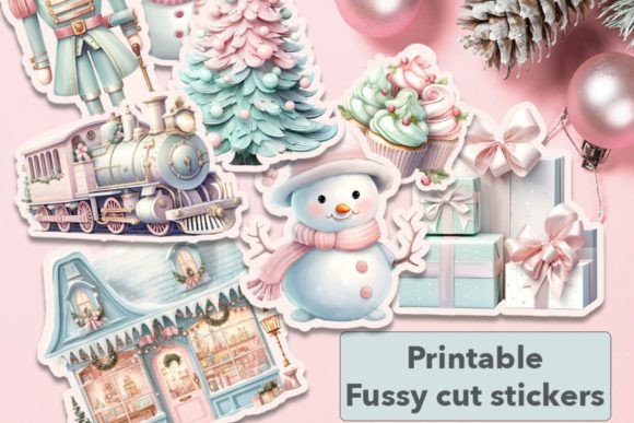 Step Into a Pink Christmas Winter Wonderland with Whimsical Ephemera