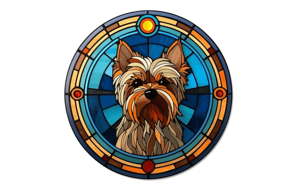 Yorkshire Terrier Stained Glass: A Creative Asset for Unique Projects